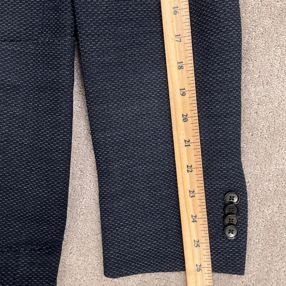 Rodd & Gunn Officina Blazer Mens 42 Navy Blue Sports Fit Italian Wool - Picture 9 of 12